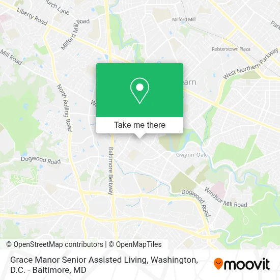 Grace Manor Senior Assisted Living map