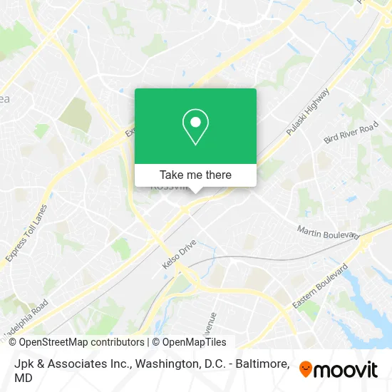 Jpk & Associates Inc. map