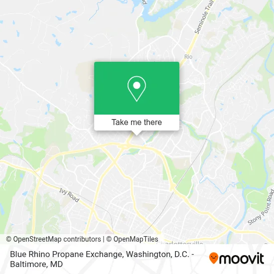 Blue Rhino Propane Exchange map