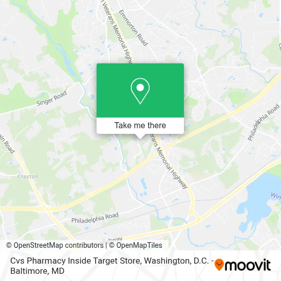 Cvs Pharmacy Inside Target Store map