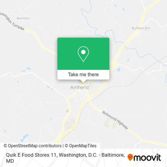 Quik E Food Stores 11 map