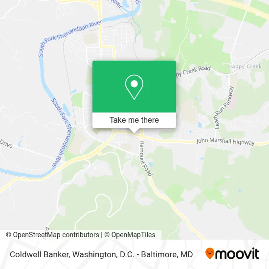 Coldwell Banker map