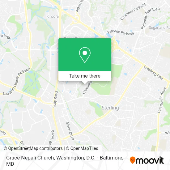 Grace Nepali Church map