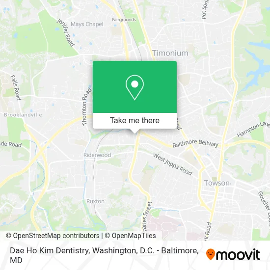 Dae Ho Kim Dentistry map