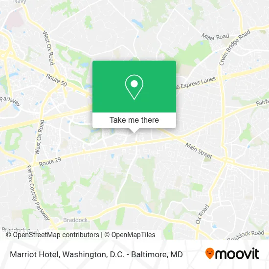 Marriot Hotel map