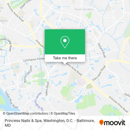 Princess Nails & Spa map