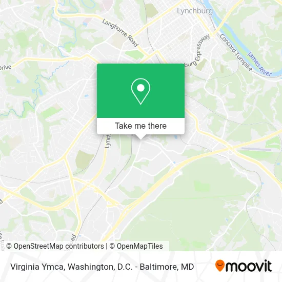 Virginia Ymca map