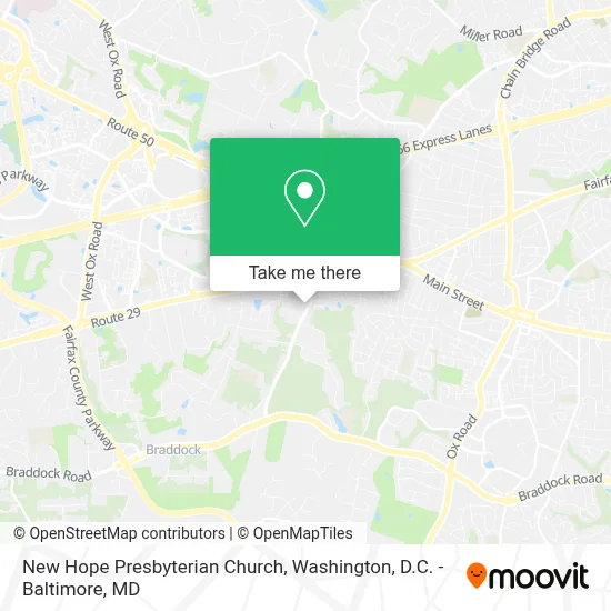 New Hope Presbyterian Church map