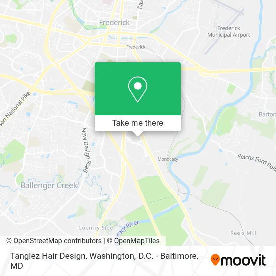 Tanglez Hair Design map