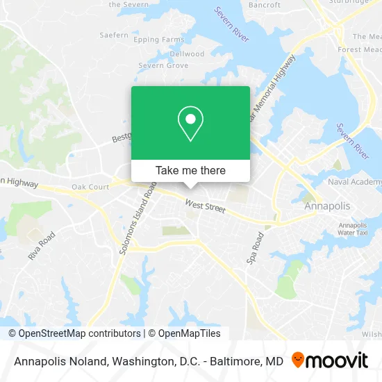Annapolis Noland map