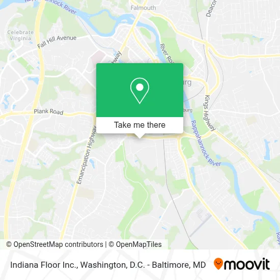 Indiana Floor Inc. map