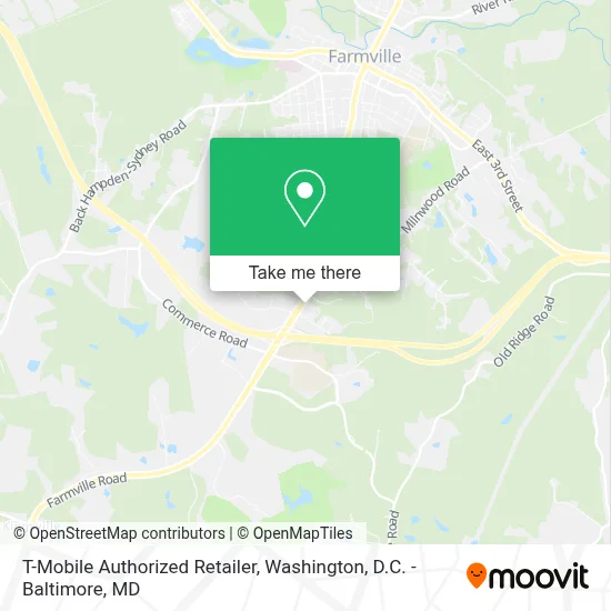 T-Mobile Authorized Retailer map