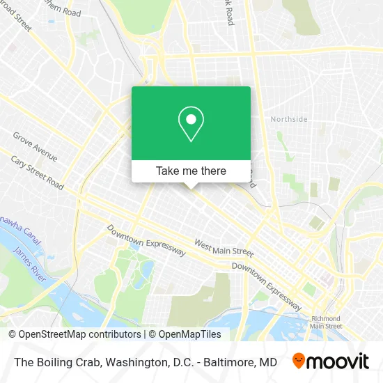 The Boiling Crab map