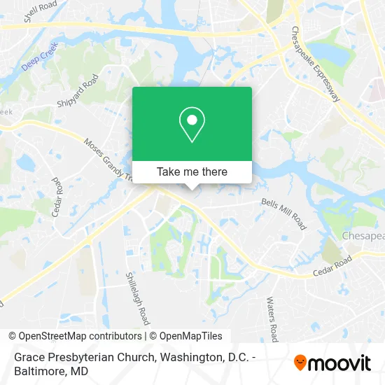 Grace Presbyterian Church map