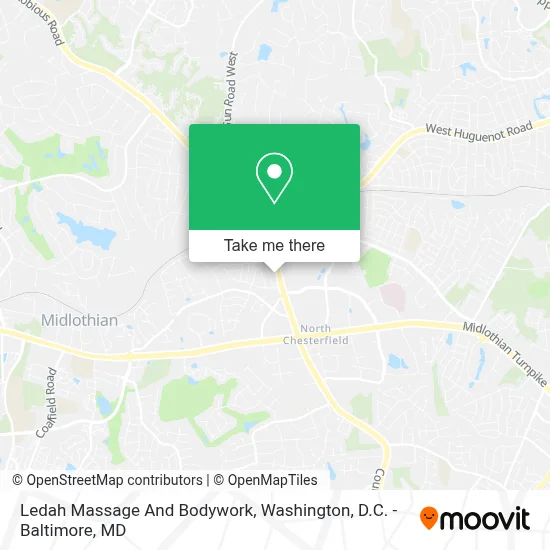 Ledah Massage And Bodywork map