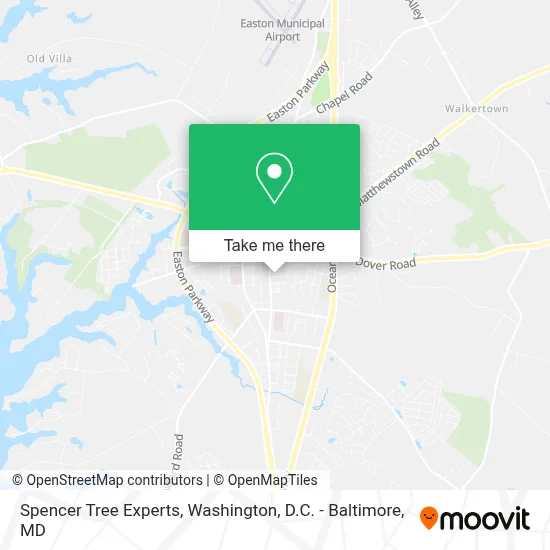 Spencer Tree Experts map