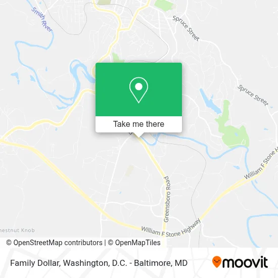 Family Dollar map
