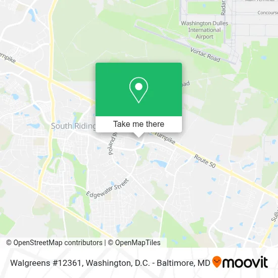 Walgreens #12361 map