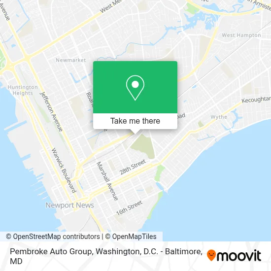 Pembroke Auto Group map