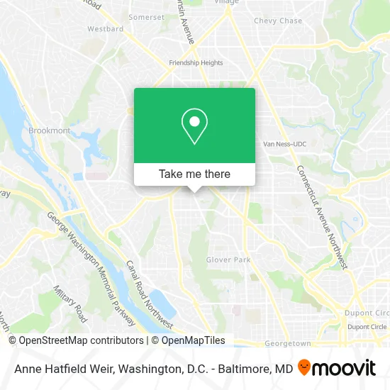 Anne Hatfield Weir map