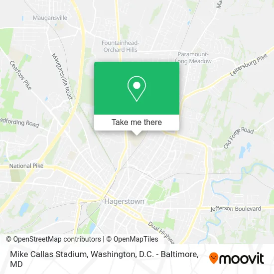 Mike Callas Stadium map
