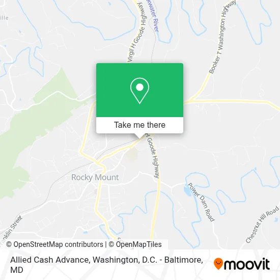 Allied Cash Advance map