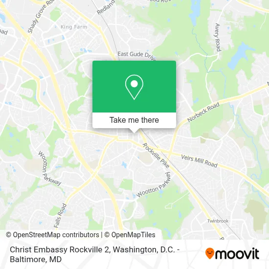 Christ Embassy Rockville 2 map