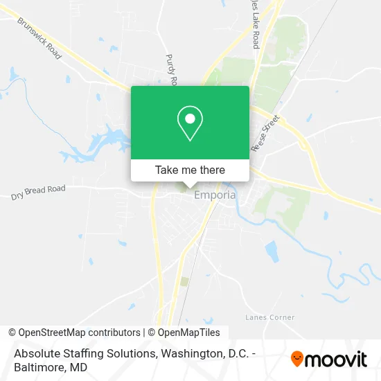 Absolute Staffing Solutions map