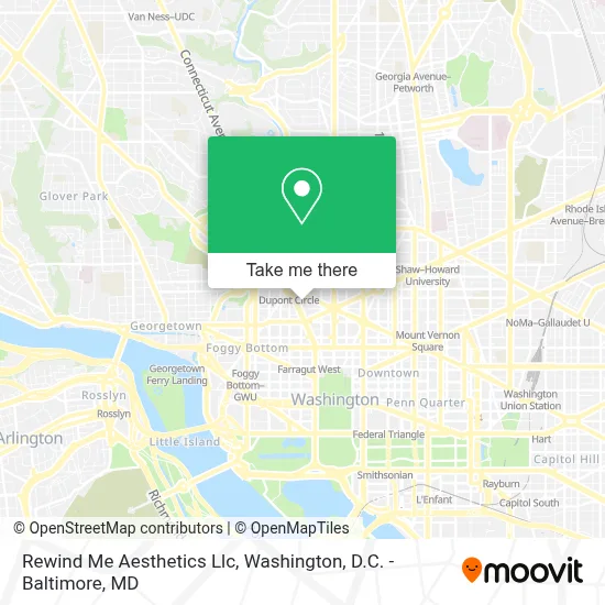 Rewind Me Aesthetics Llc map