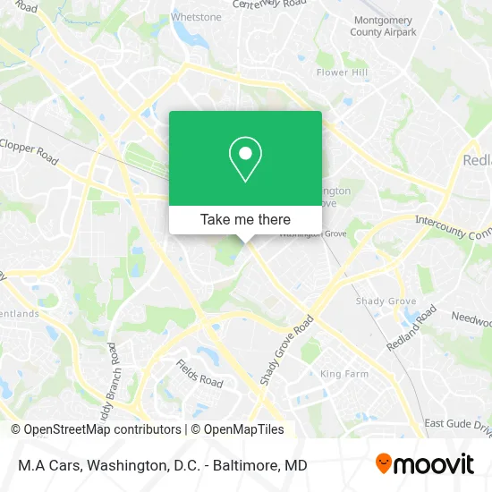M.A Cars map
