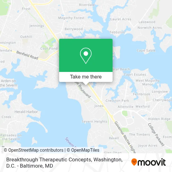 Breakthrough Therapeutic Concepts map