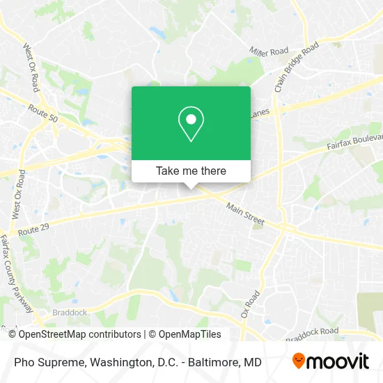 Pho Supreme map