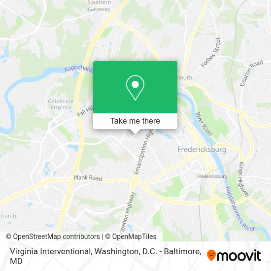 Virginia Interventional map