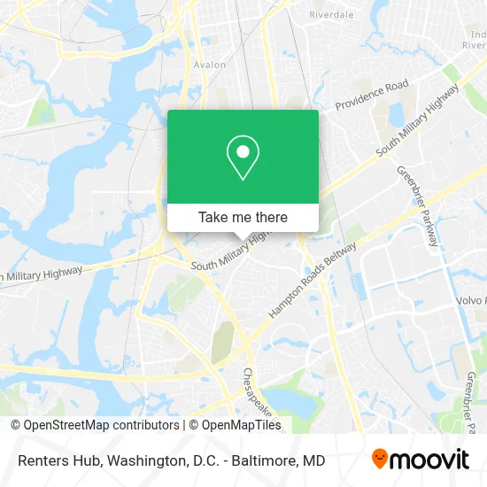 Renters Hub map