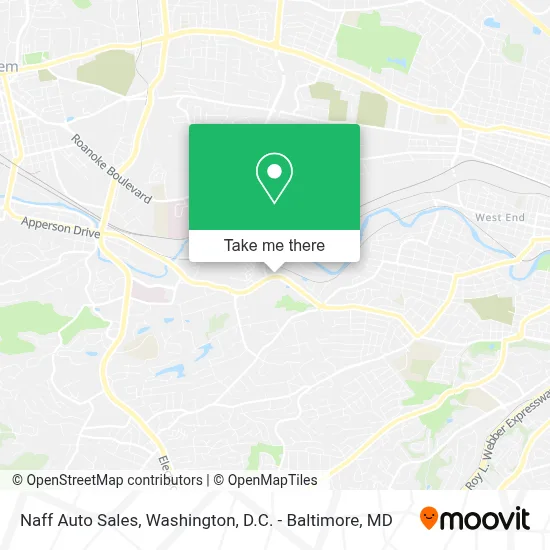 Naff Auto Sales map