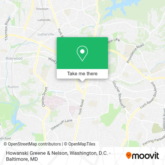 Howanski Greene & Nelson map