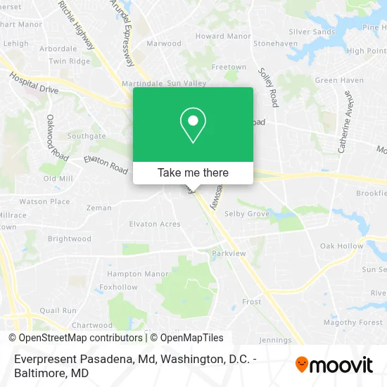 Everpresent Pasadena, Md map