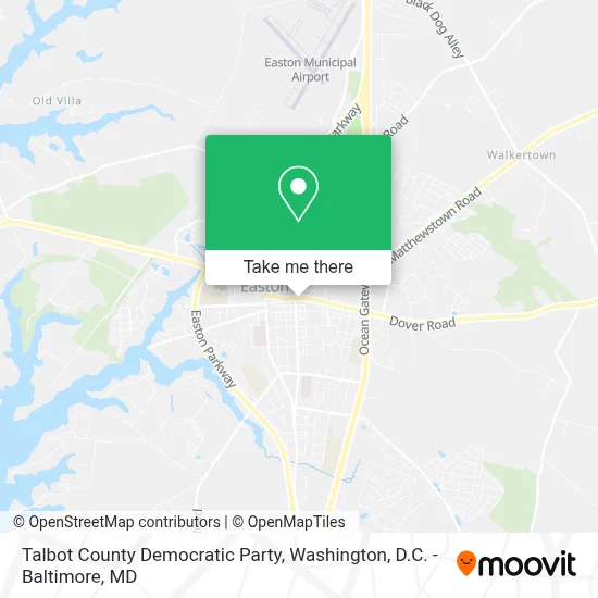 Talbot County Democratic Party map
