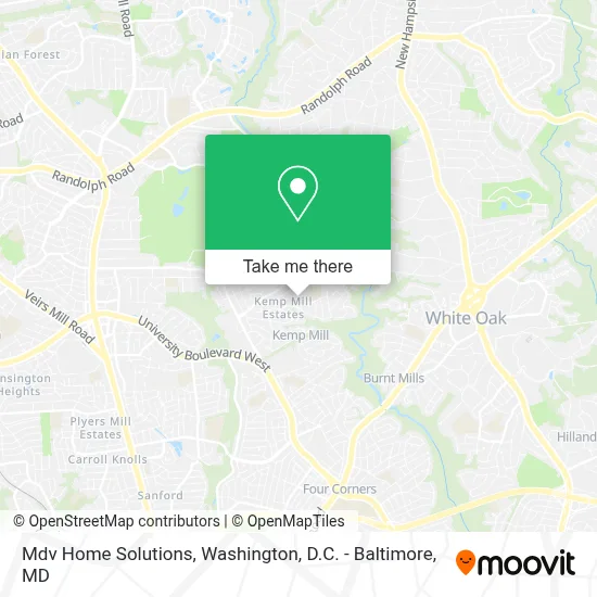 Mdv Home Solutions map