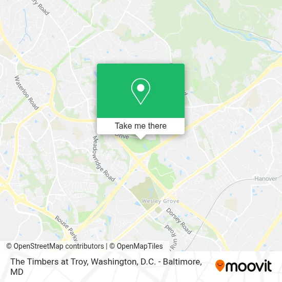 The Timbers at Troy map