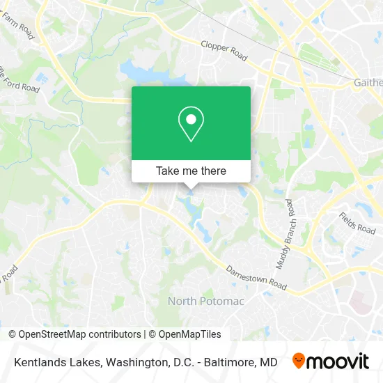 Kentlands Lakes map