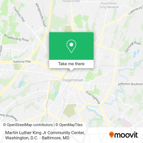 Martin Luther King Jr Community Center map