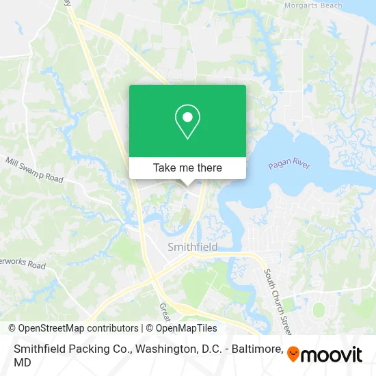 Smithfield Packing Co. map