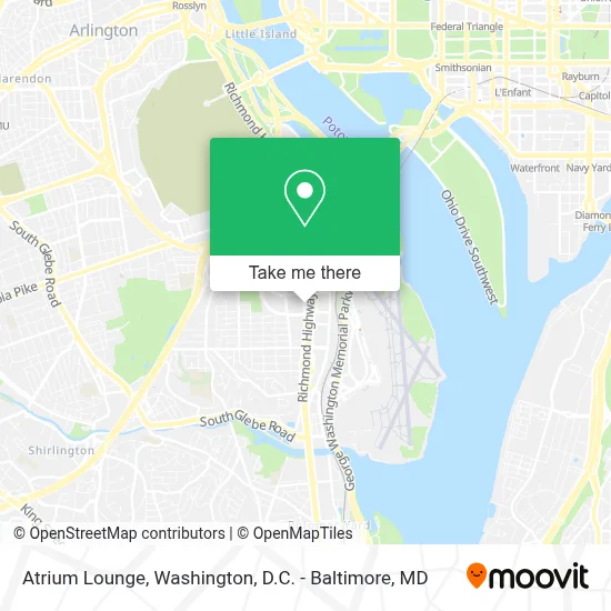 Atrium Lounge map