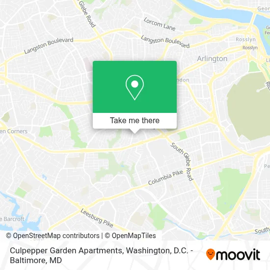 Culpepper Garden Apartments map