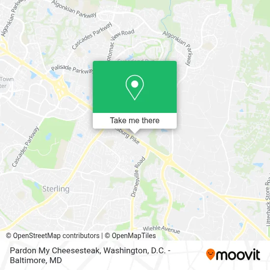 Pardon My Cheesesteak map