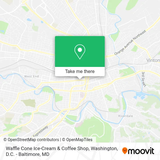 Waffle Cone Ice-Cream & Coffee Shop map