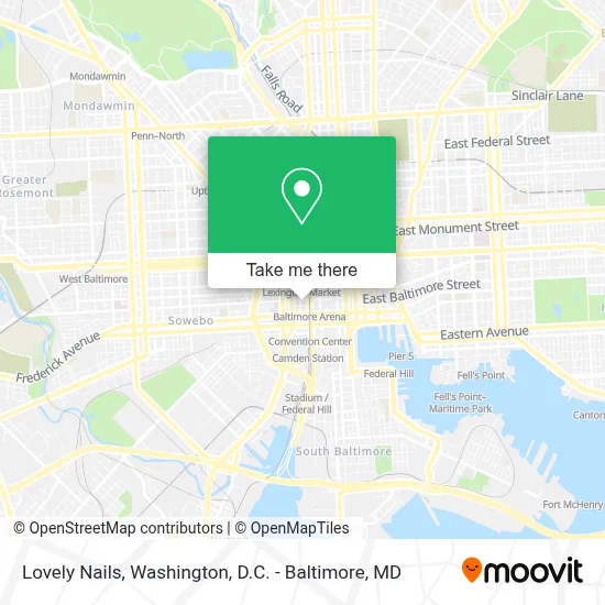 Lovely Nails map