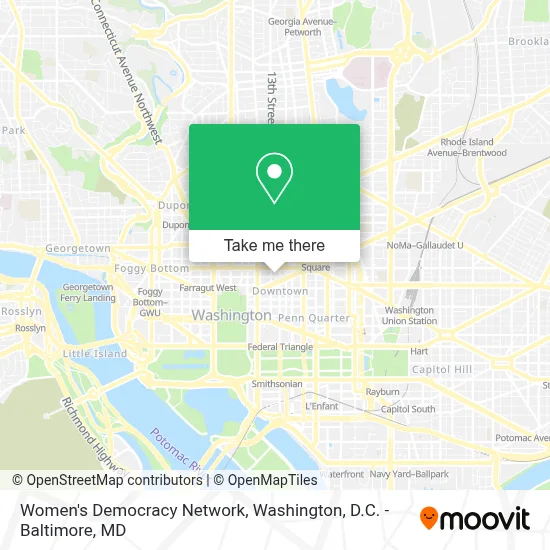 Women's Democracy Network map