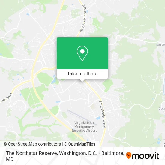 The Northstar Reserve map
